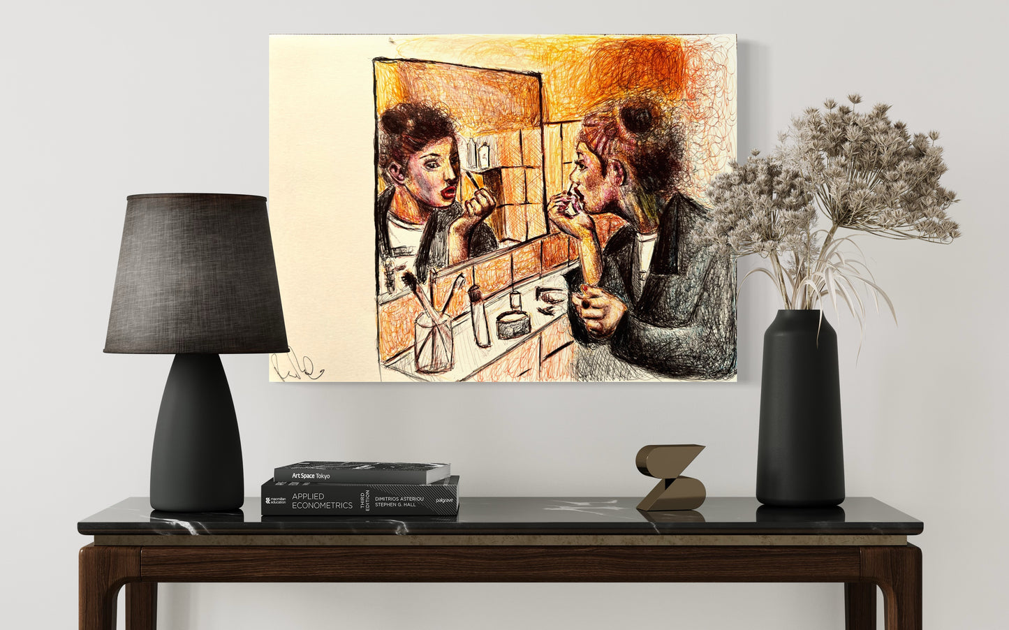 The Girl In The Mirror - Ballpoint Limited Edition (Original)