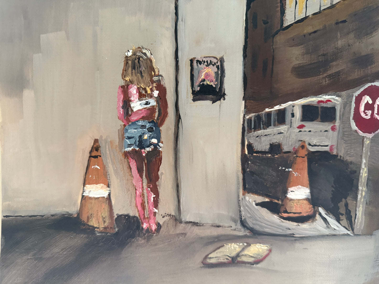 Lost Girl - Oil Painting (Original)