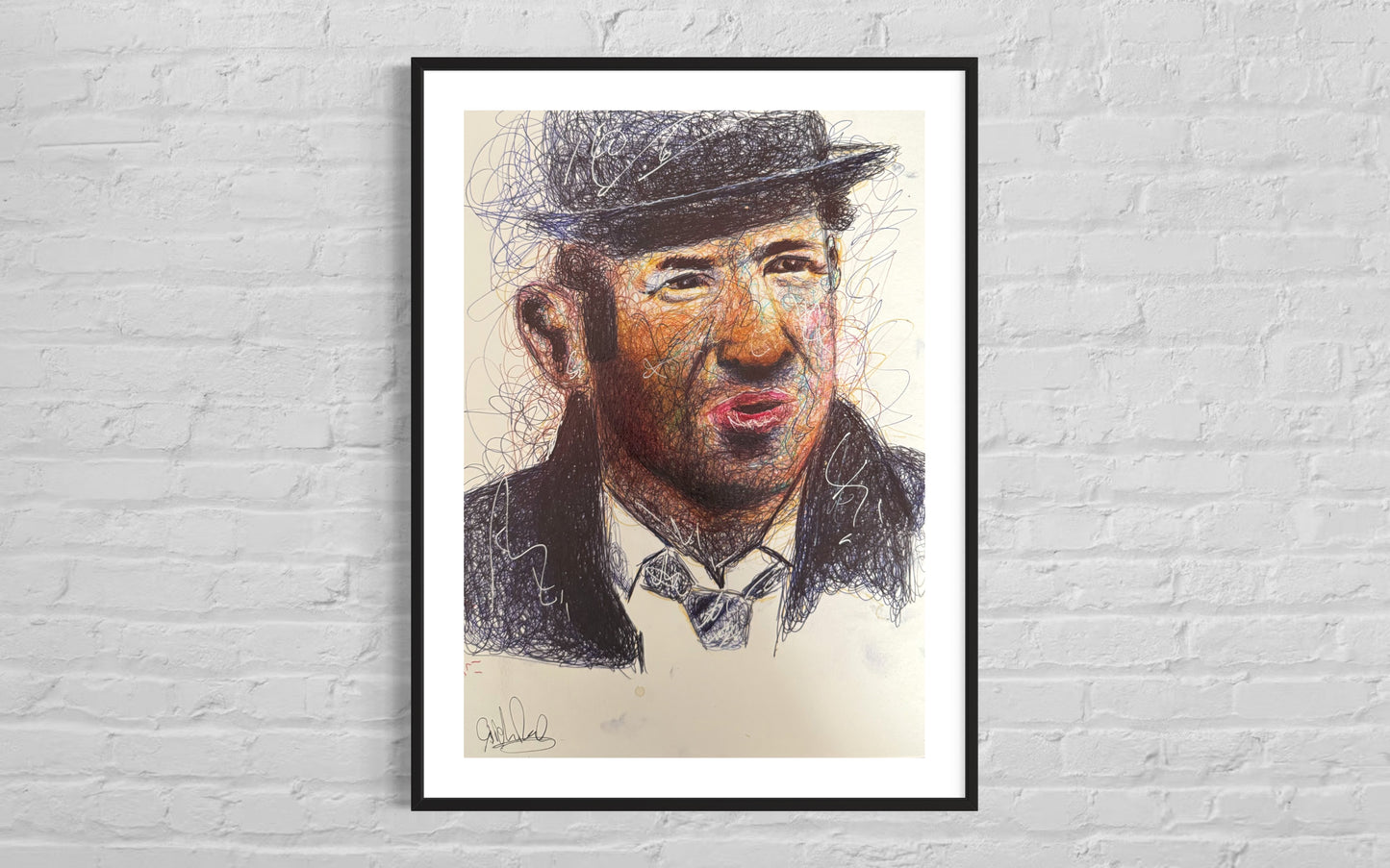 Gene Hackman French Connection - Ballpoint (Original)