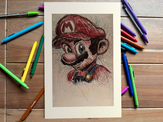 Mario - Ballpoint Limited Edition (Print)