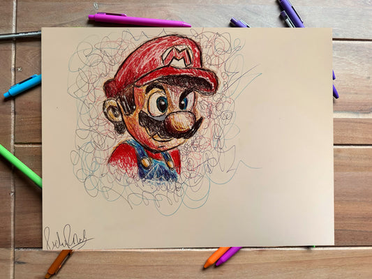 Mario - Ballpoint (Original)