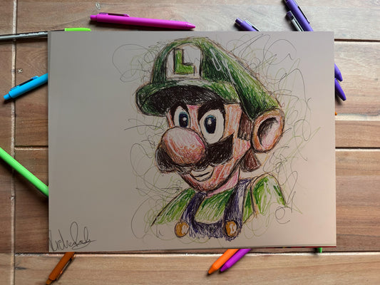 Luigi - Ballpoint (Original)