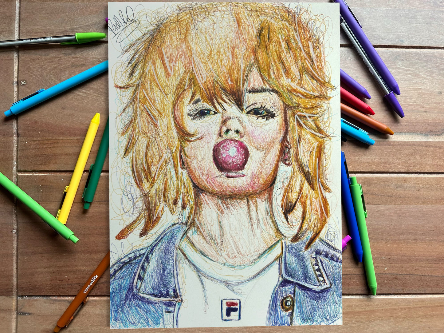 BubbleGum Girl - Ballpoint (Original)